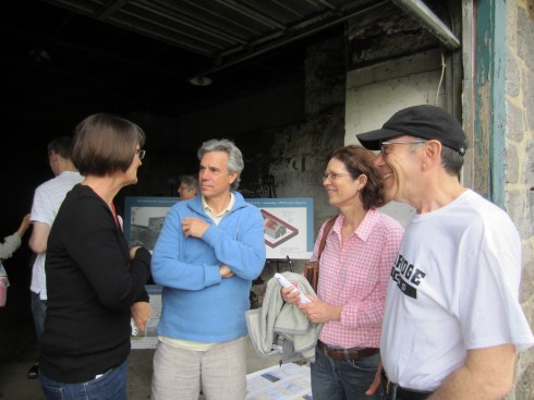 DCR's Patrice Kish, and neighbors Eric and Lauren Spengler and Marty Blatt discuss the possibilities for the space.
