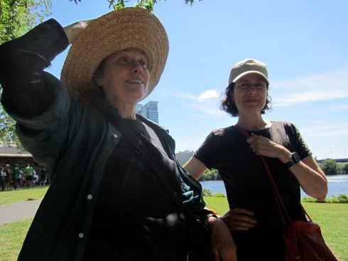 Researchers and writers Marilyn Wellons and Nina Cohen debuted their History on the Charles.