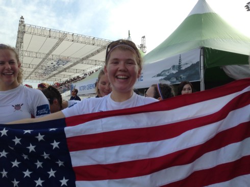 RBC's Lauren Schmetterling won gold in the women's eight