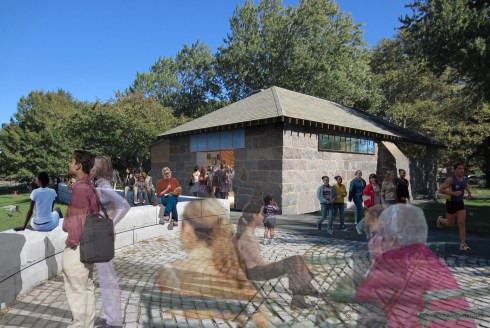 The Powder Magazine as it could be. Rendering by Max  Moore, Architect