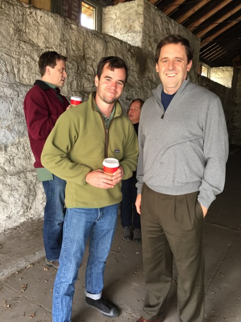 DCR's Kevin Allen and Peter Seweryn with Rep. Jay Livingstone at the Open House.